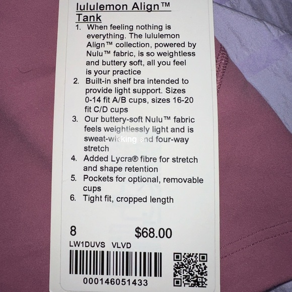 Lululemon Align Tank - Picture 3 of 3